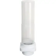 ABENA Cater-Line Dispenser til plastikbægre / plastikkopper, hvid, Ø50-80mm. - 