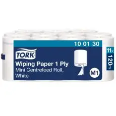 Tork Håndklæderulle M1 100130, Aftørringspapir standard, 11 rl. - Tork