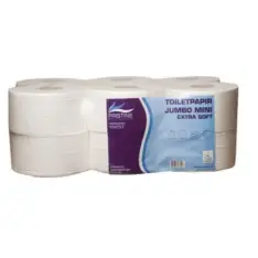 Toiletpapir Pristine Extra soft jumbo mini 2 lag -