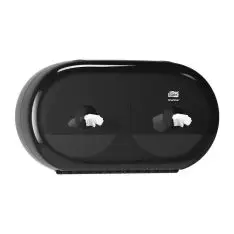 Tork  toiletpapir dispenser - T9 SmartOne Twin Mini, Sort - Dispenser