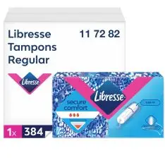 Libresse Regular Tamponer Refill 117282, til Tork Dispenser, Ultra-thin, 384 stk. -