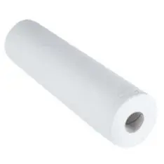 Lejepapir, 50 cm. x 50 mtr. 2-lag, perforeret nyfiber, neutral. 9 rl/krt. -