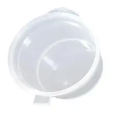 Catersource Dressingbæger , 30 ml. ø50x25mm. rund, hængslet låg. 1000 stk./krt. - Engangsskåle & engangsbægre