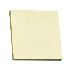 Gule Z-notes Q-line Stick'N 76x76mm - Kontorartikler