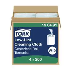 Tork Sensitiv Refill Aftørringsklud W10 190491, 200 m. til Spand, 4 rl. -