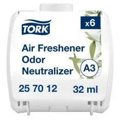 Tork Constant Airfreshener refill A3 257012, Citrongræs duft 32 ml., 6 stk. - Duft
