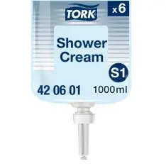 Tork Shower Cream S1 420601, 6 x 1000 ml. - Sæbe, creme & desinfektion
