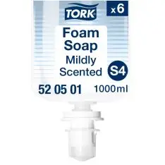 Tork Mild Duft Skumsæbe S4 520501, 6 x 1000ml. - Sæbe, creme & desinfektion