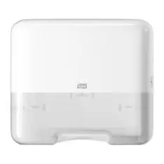 Tork Håndklædeark Mini Dispenser H3 553100, Singlefold, Hvid - Dispenser