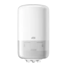 Tork Mini Centerfeed Dispenser M1 558000, Enhåndsbetjening, Elevation, Hvid -