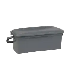 Vikan Komplet mop box med prep kit, 40 cm, Grå. - Mopbokse & mopbælter