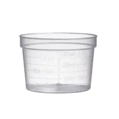 ABENA Medicinbæger Severo, 30 ml. klar - 2000 stk./krt. - Doseringspumper, måleenheder & flasker