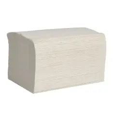 Abena Dispenserserviet, 2-lags, interfold, hvid genanvendt papir. 8000 stk./krt. - Borddækning