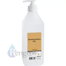Hånddesinfektion, 85%, 600 ml. gel m/pumpe - Ledningsfri
