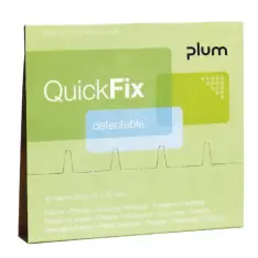 Plum QuickFix Refill Plaster, Detectable CE, 45 stk. -