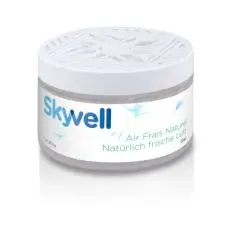 Skyvell Gel, luftfrisker, 100 % naturlige planteekstrakter - 250 gr. - Lugtkontrol