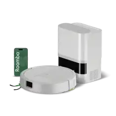 iRobot Roomba® 115 Combo Robotstøvsuger + AutoEmpty™ Dock, Hvid -