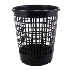 Vasketøjskurv, sort, 50 ltr. - Affaldssystemer