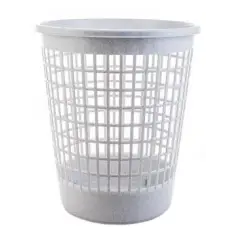 Vasketøjskurv-Hvid, m. låg, 50 ltr. - Affaldssystemer