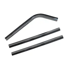 Støvsugerrør, Buede metalrør, 50 mm rør m/bøjning , 1,15 meter - Industristøvsugere