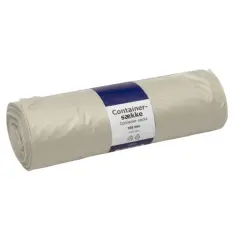 Containersæk, 350 ltr. klar, LDPE, 146x160 cm - Forbrugsvarer